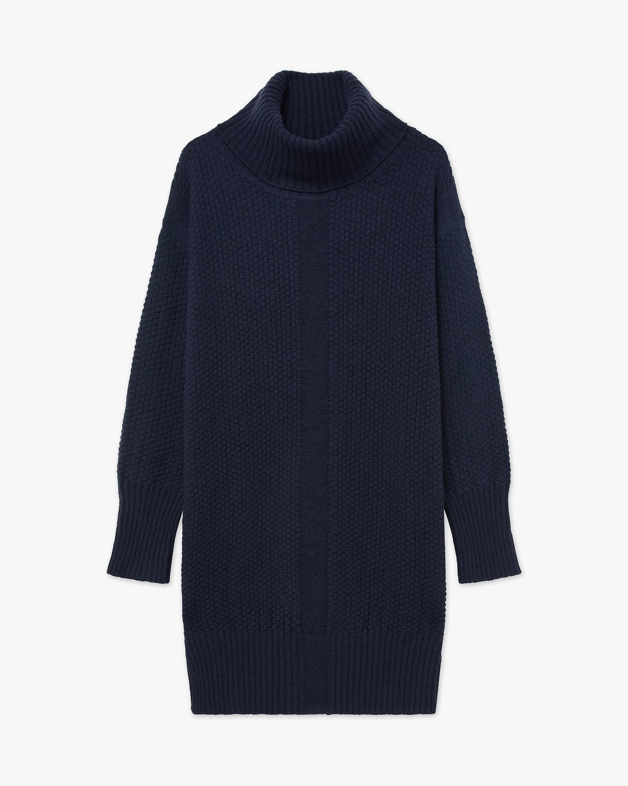 Women's Dalmar Turtleneck Sweater - Blue Merino / Cashmere