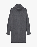 Dalmar Rollkragenpullover Damen - Mittelgrau