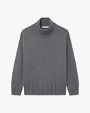 Dolomiti Mock Neck Pullover - Grau