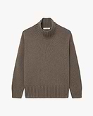 Dolomiti Mock Neck Pullover - Braun