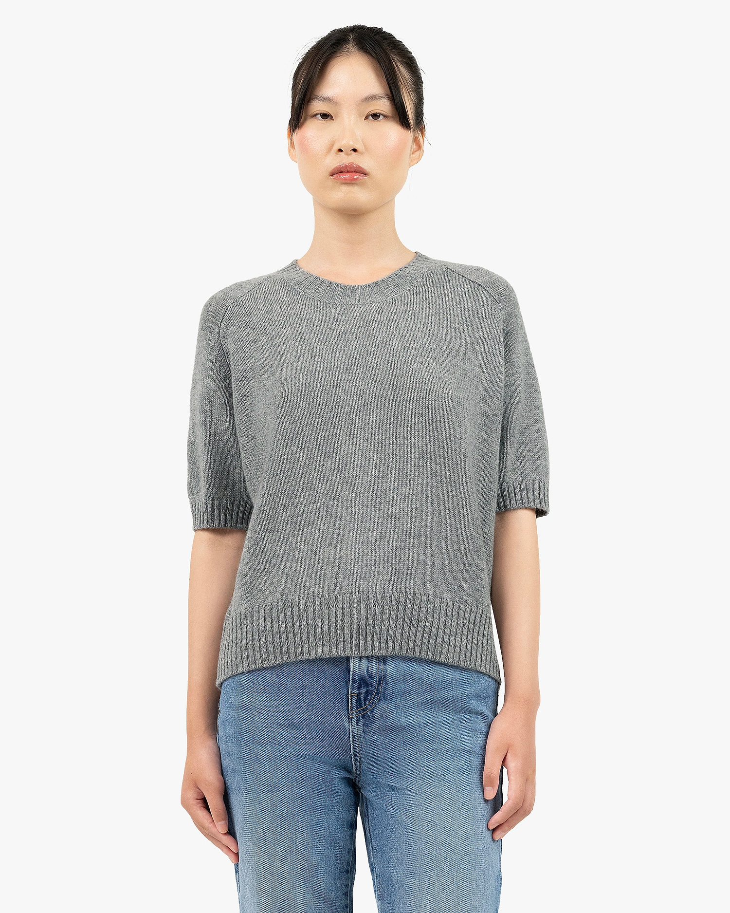 Women's Dolomiti Tee - Medium Grey Cashmere