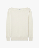 Maglia Scollo Barca Essential - Bianco