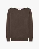 Pull Col Bateau Essential - Marron