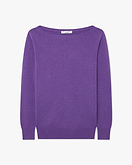 Maglia Scollo Barca Essential - Viola