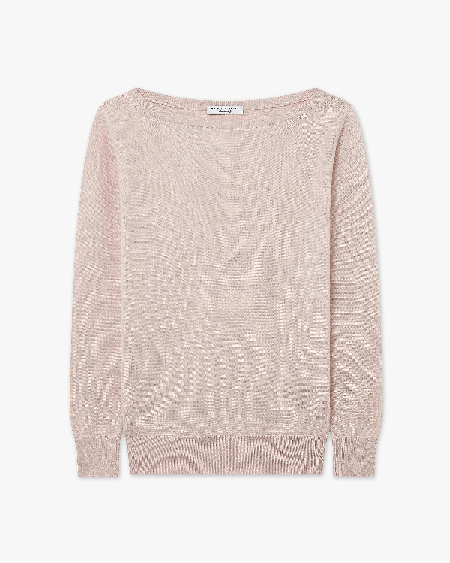 Essential Boat Neck Sweater - Rose Cashmere