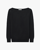 Maglia Scollo Barca Essential - Nero