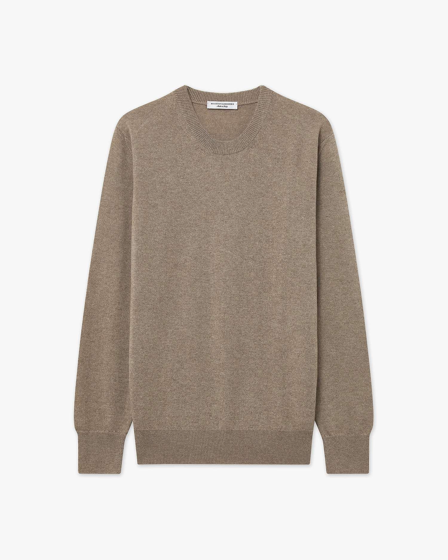 Essential Boyfriend Sweater - Taupe Cashmere