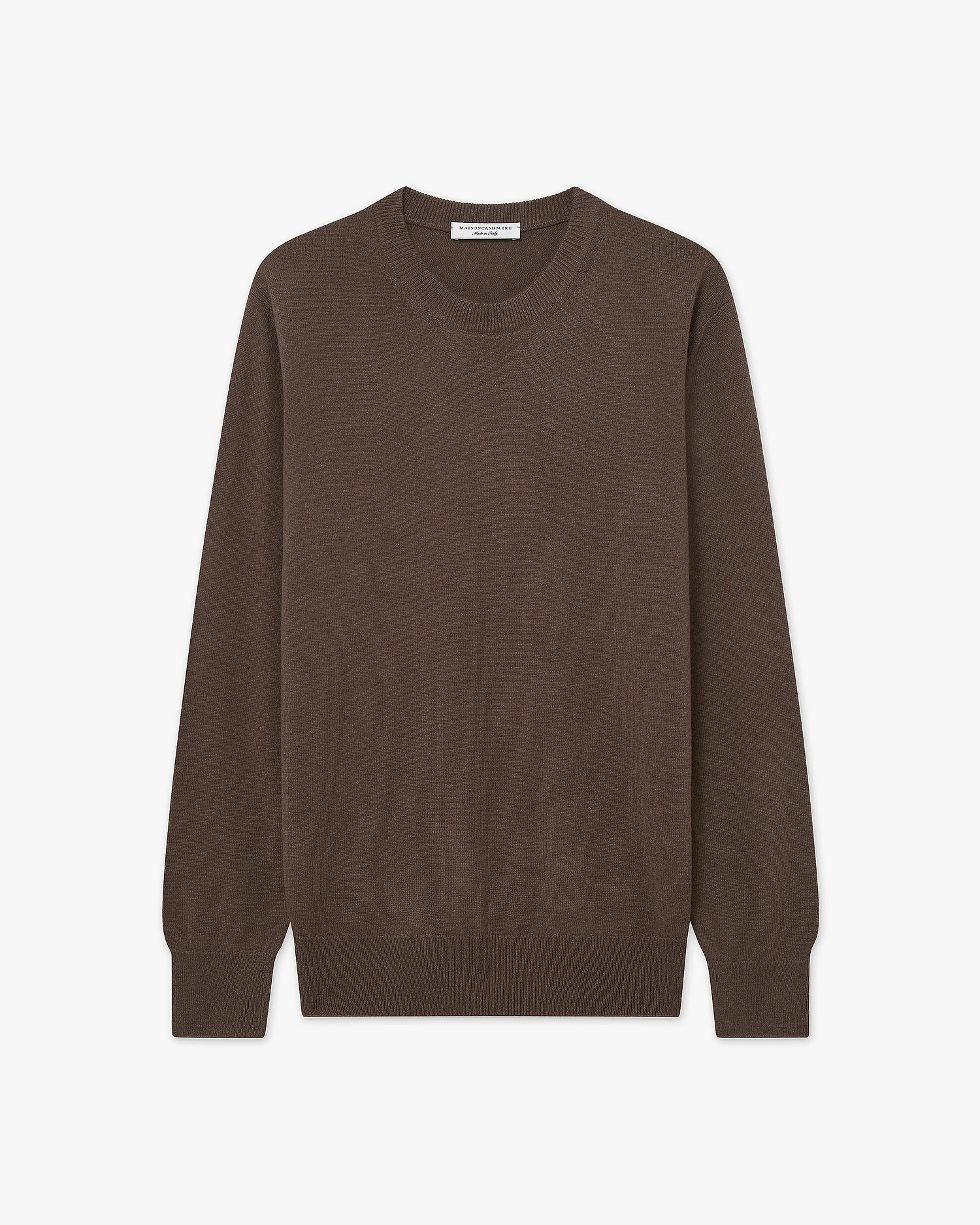 Essential Boyfriend Sweater - Brown Cashmere