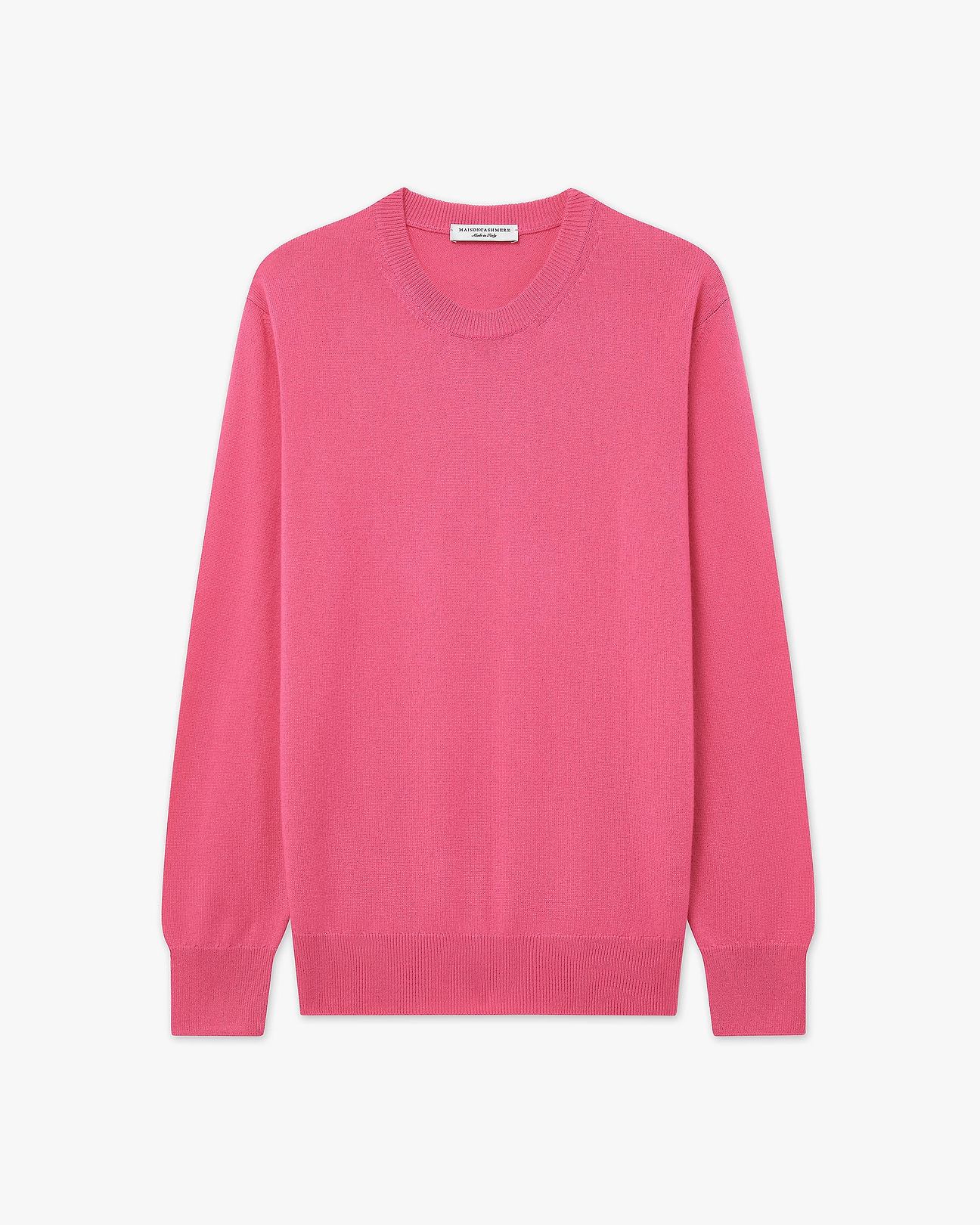 Women's Essential Cashmere Boyfriend Sweater - Fuchsia