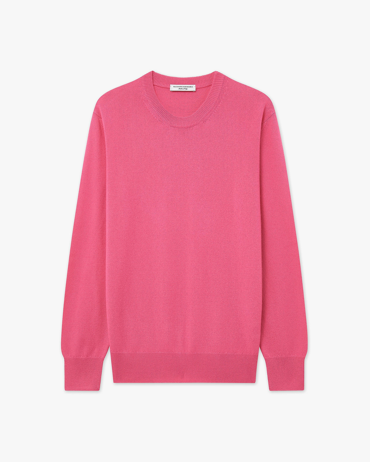 Essential Boyfriend Sweater - Fuchsia Cashmere
