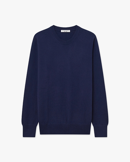 Essential Boyfriend Sweater - Blue Cashmere