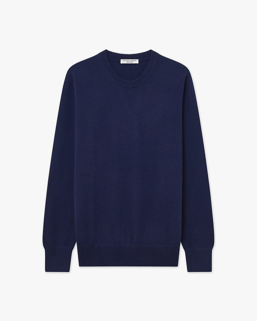 Essential Boyfriend Sweater - Blue Cashmere