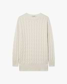 Essential Cable Knit Sweater - White