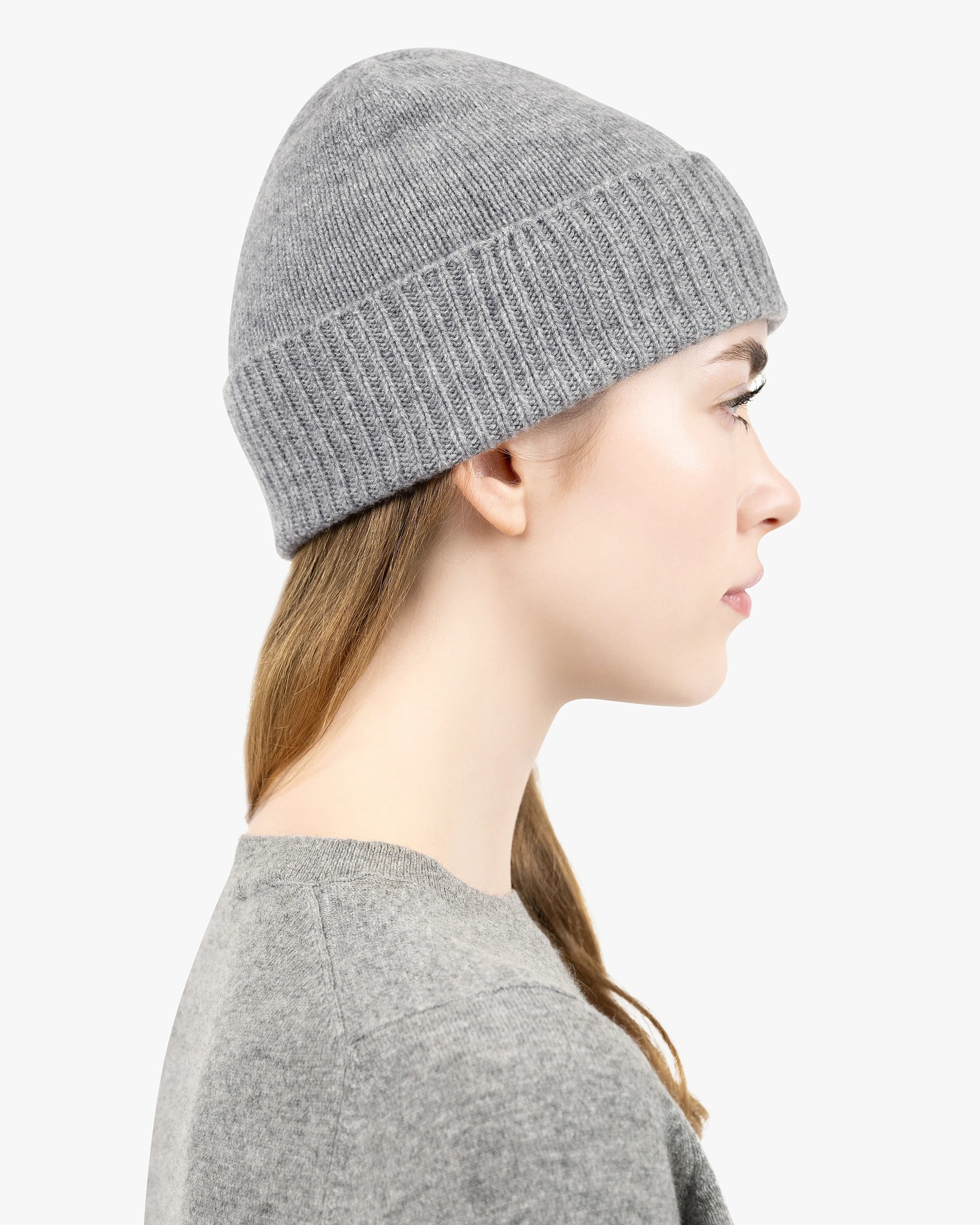Women's Essential Hat - Medium Grey Cashmere