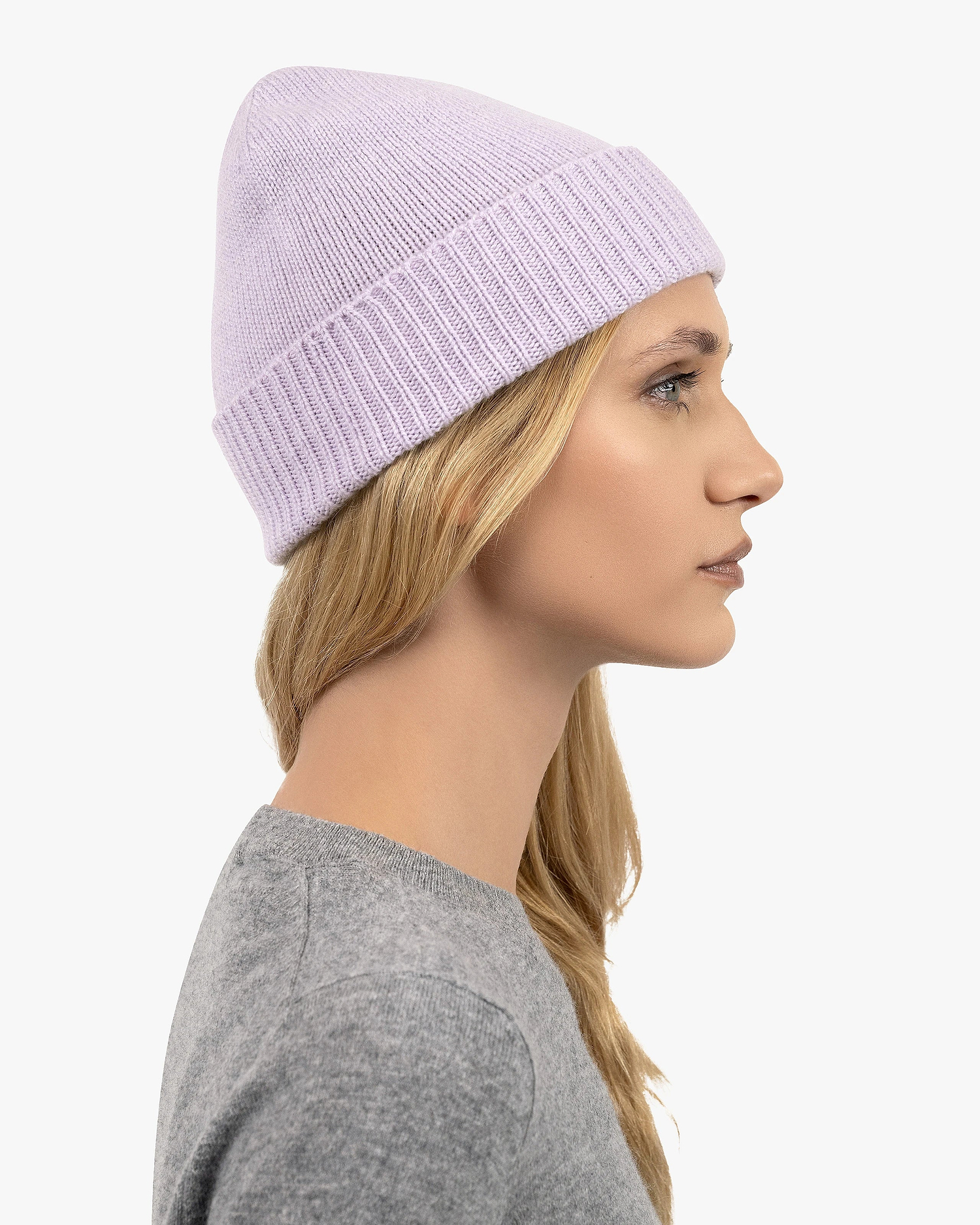 Women's Essential Hat - Lilac Cashmere