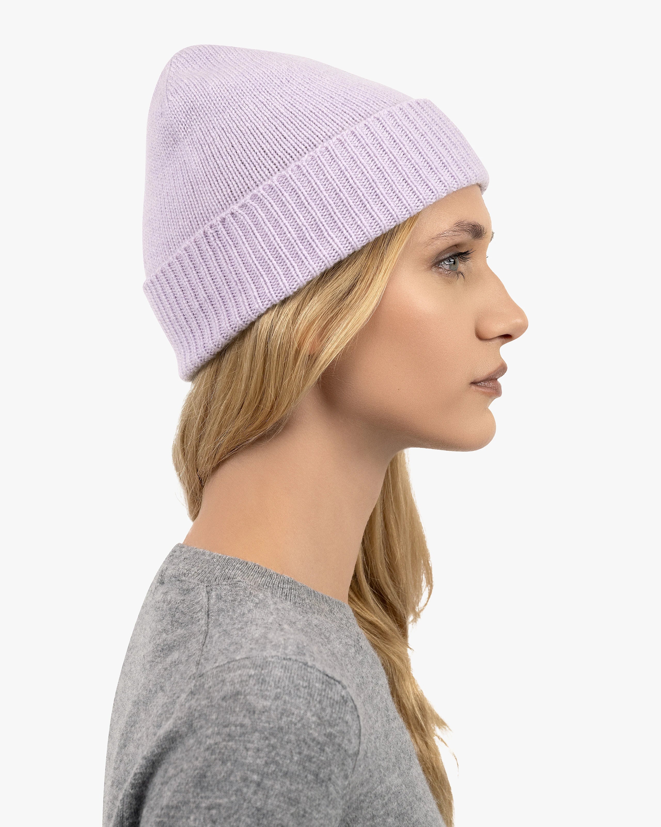 Women's Essential Hat - Lilac Cashmere