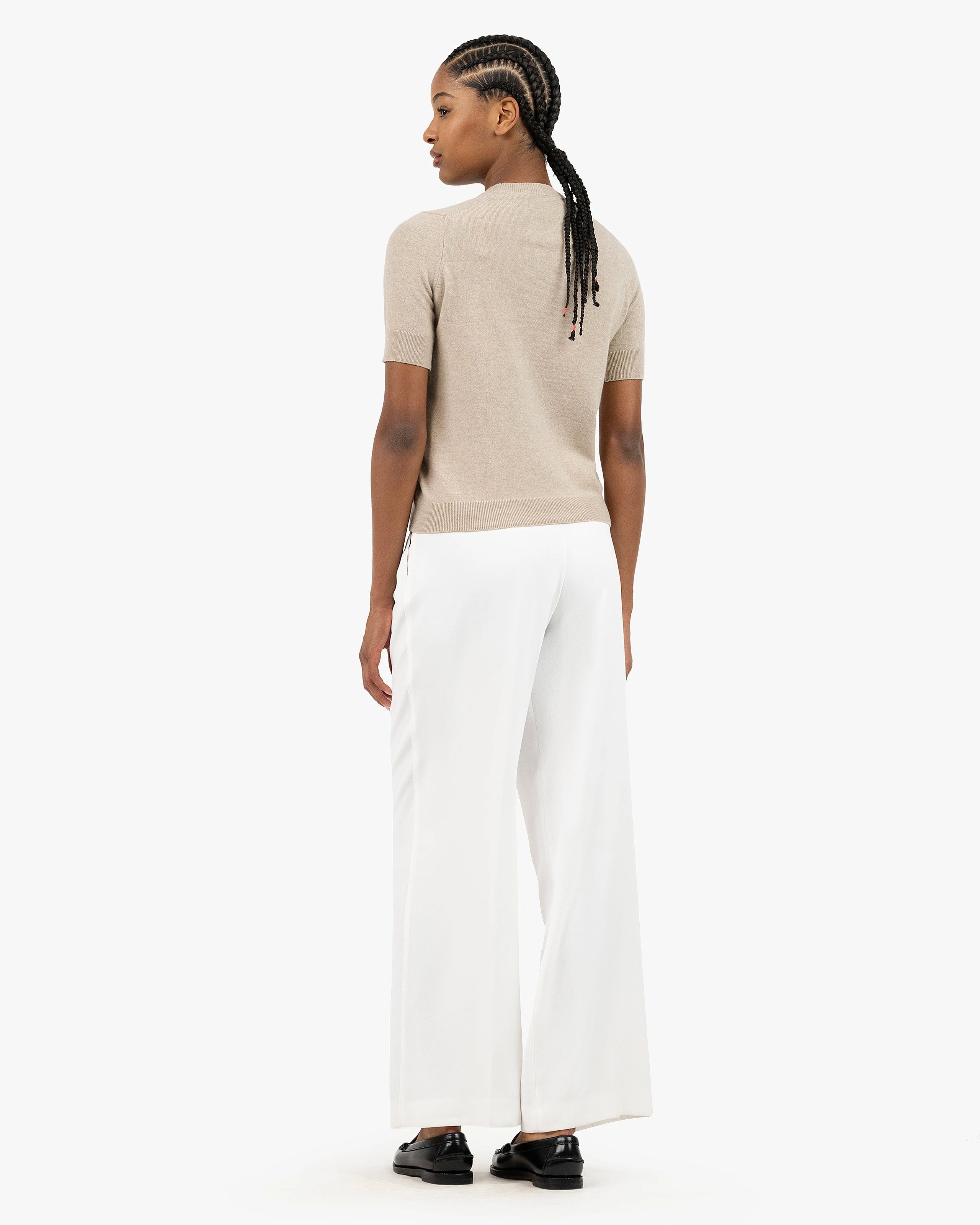 Women's Essential Tee - Beige Cashmere