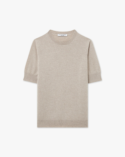 Women's Essential Tee - Beige Cashmere
