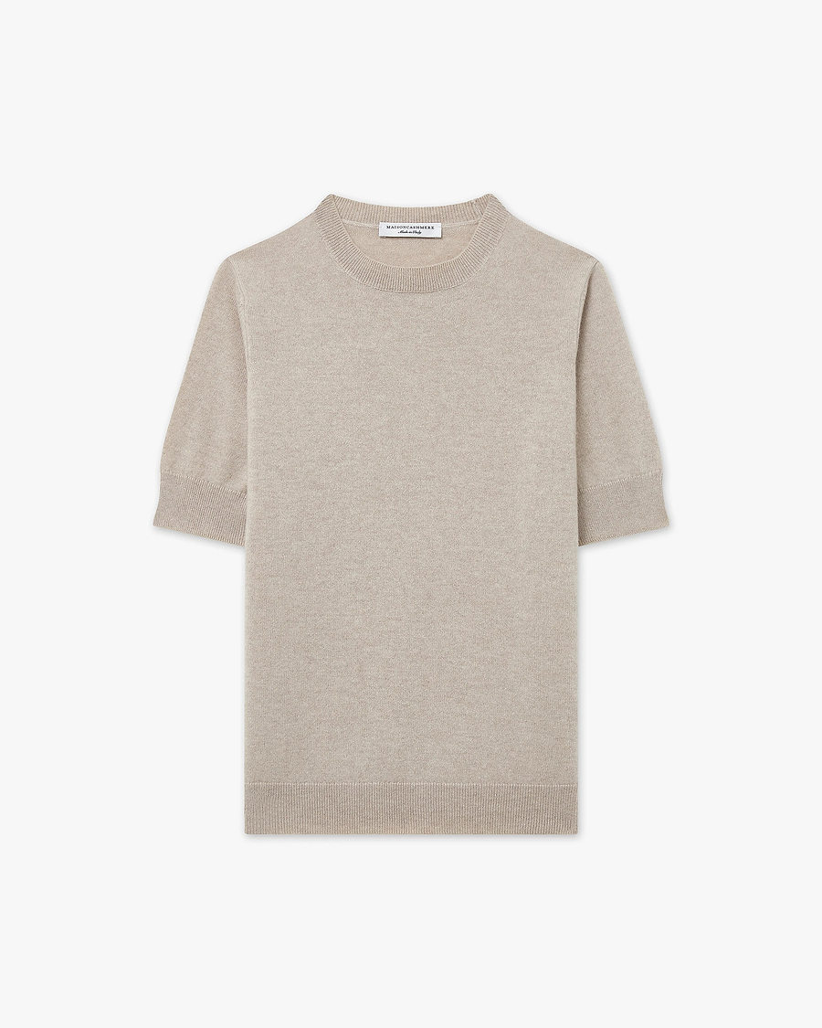 Women's Essential Tee - Beige Cashmere