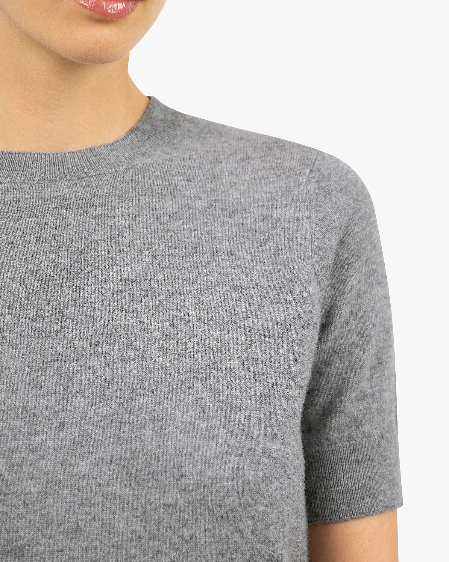 Women's Essential Tee - Medium Grey Cashmere