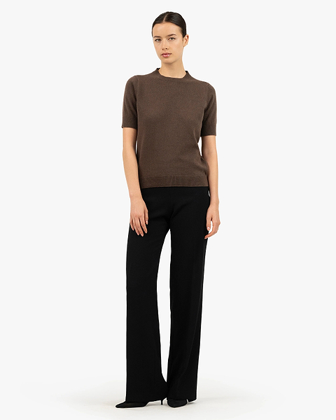 Women's Essential Tee - Brown Cashmere