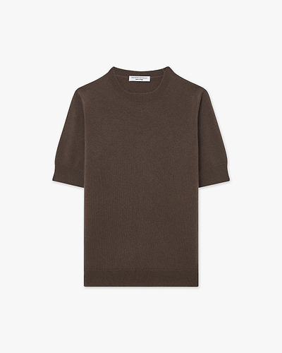 Women's Essential Tee - Brown Cashmere