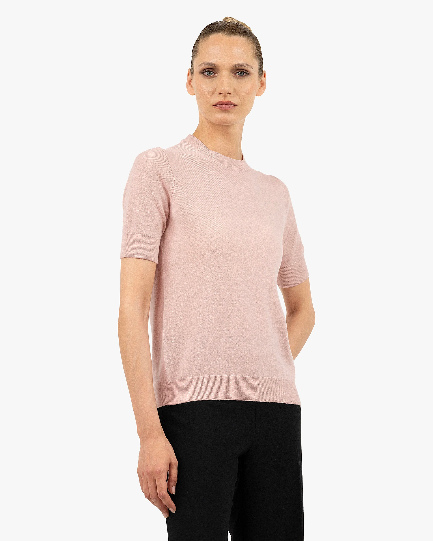 Women's Essential Tee - Rose Cashmere
