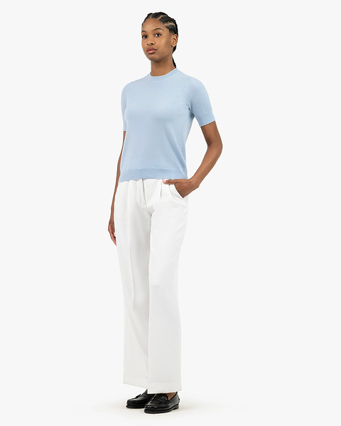 Women's Essential Tee - Light Blue Cashmere