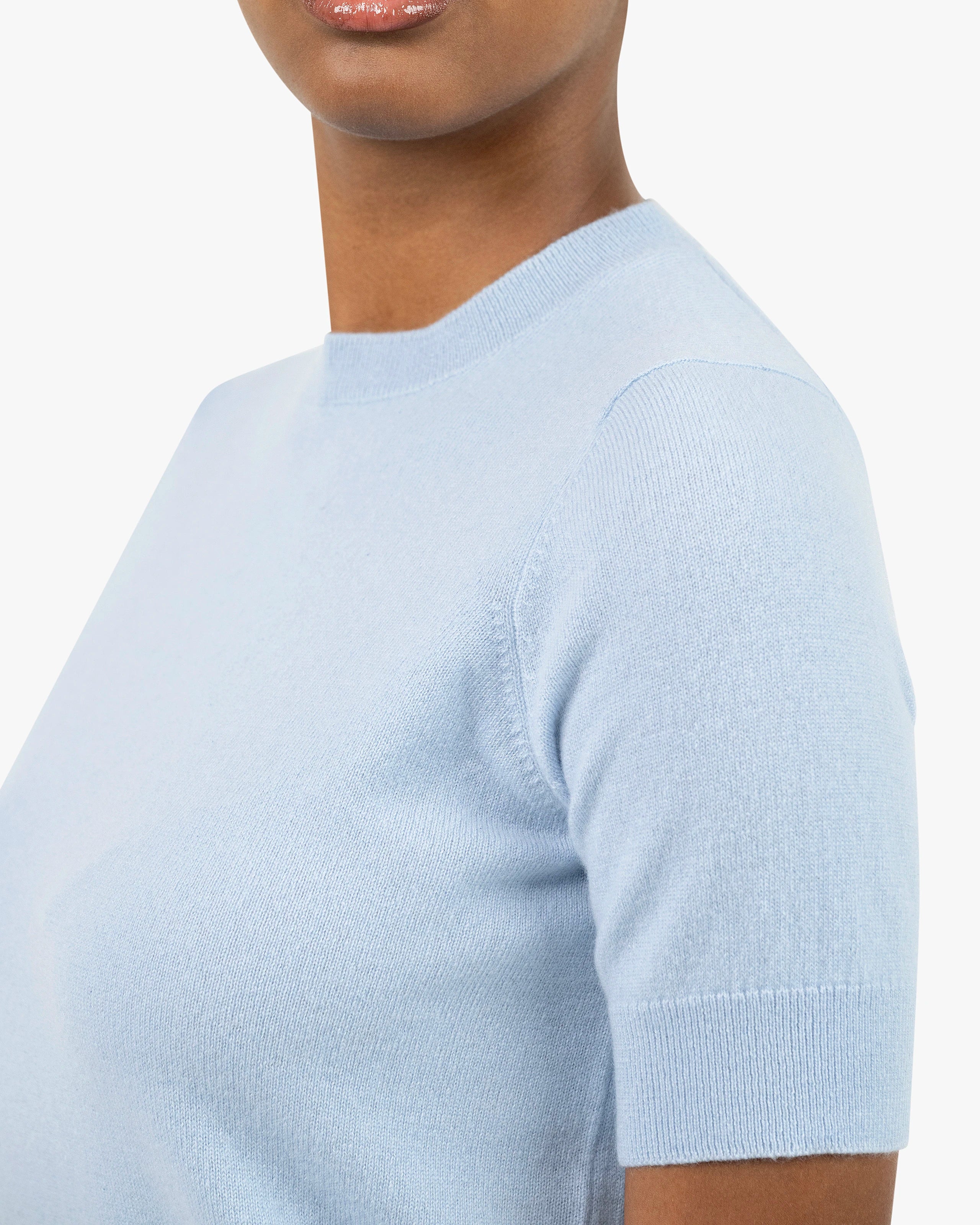 Women's Essential Tee - Light Blue Cashmere