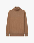 Essential Rollkragenpullover Damen - Camel
