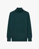 Essential Rollkragenpullover Damen - Grün