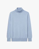 Essential Rollkragenpullover Damen - Hellblau