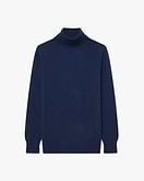 Essential Rollkragenpullover Damen - Blau