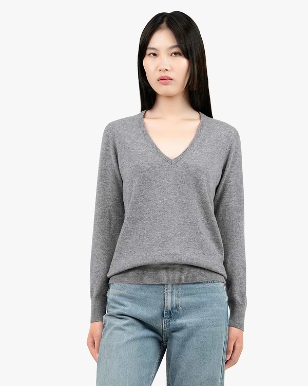 Custom Studio - Maglia Scollo V Essential Donna