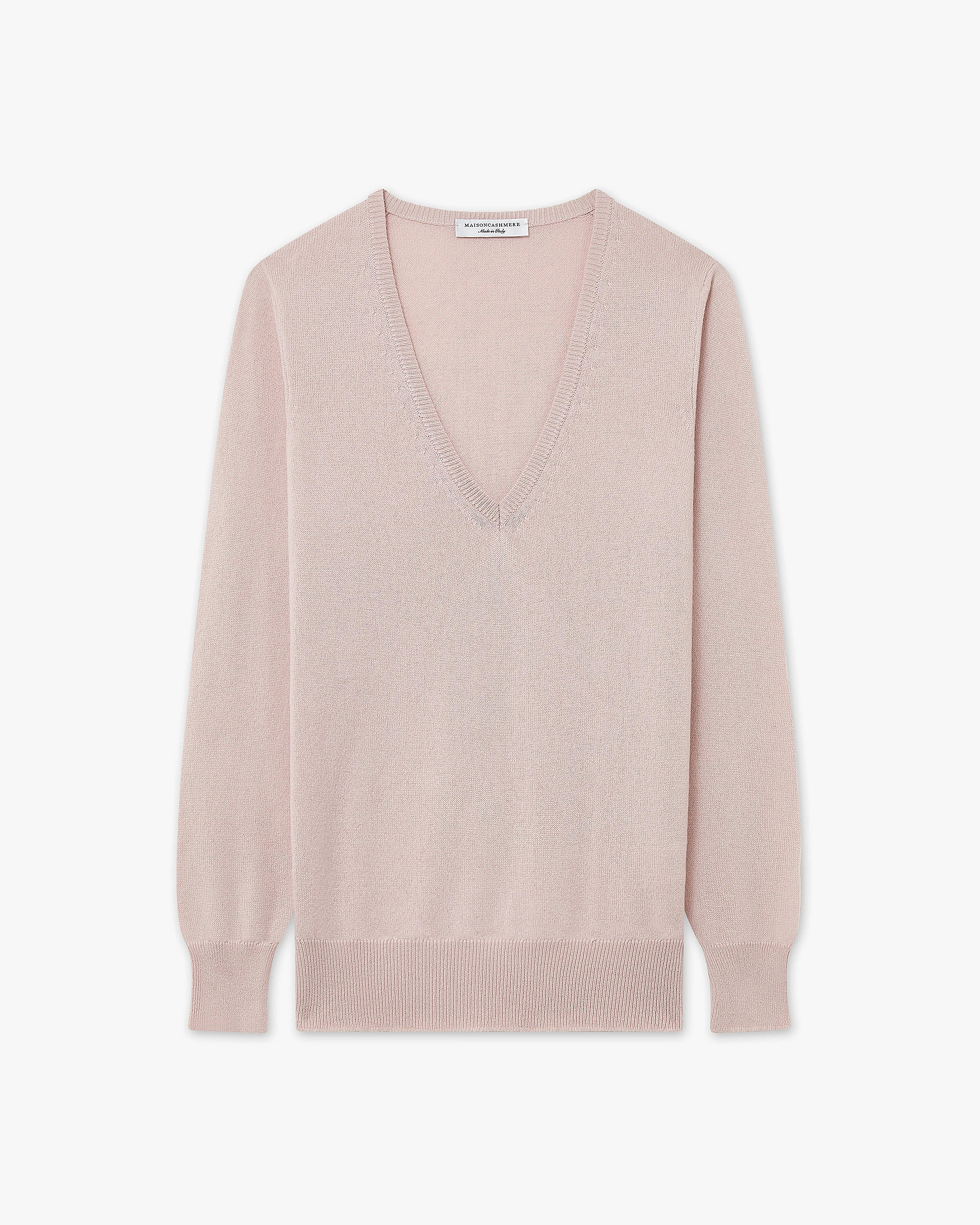 Women's Essential V-Neck Sweater - Rose Cashmere