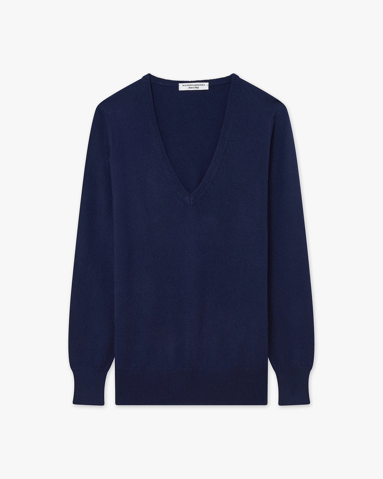 Women's Essential V-Neck Sweater - Blue Cashmere