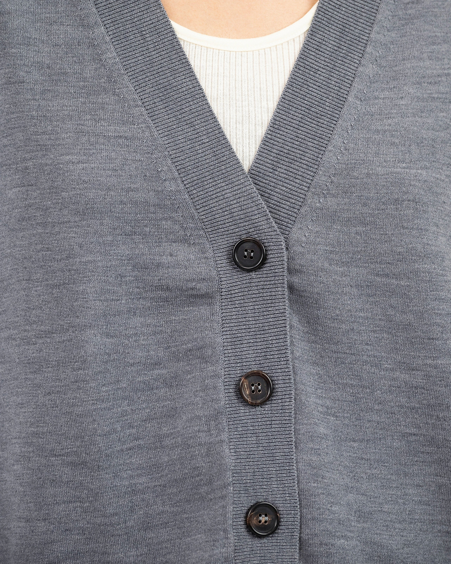 Seraphine Maxi Cardigan - Grey Merino Superfine