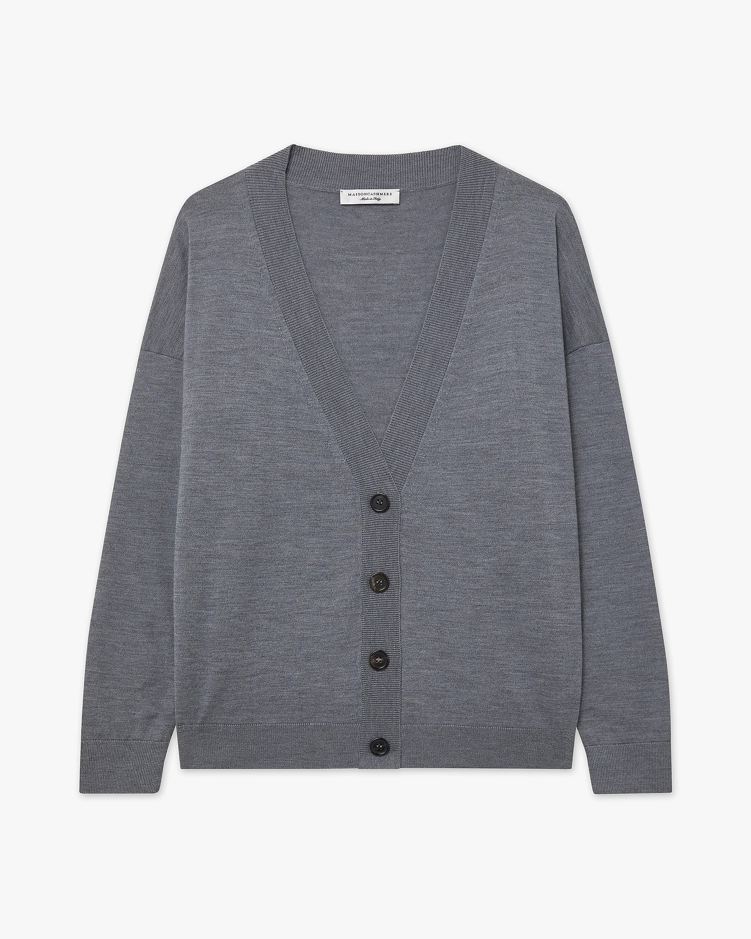 Seraphine Maxi Cardigan - Grey Merino Superfine