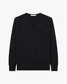 Pull Col V Florenz Femme - Noir