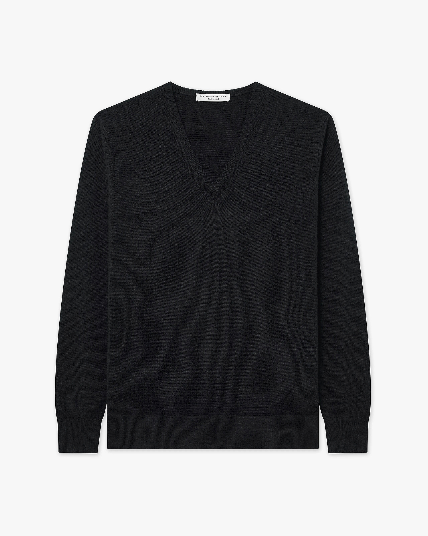 Women's Florenz V-Neck Sweater - Black Cashmere