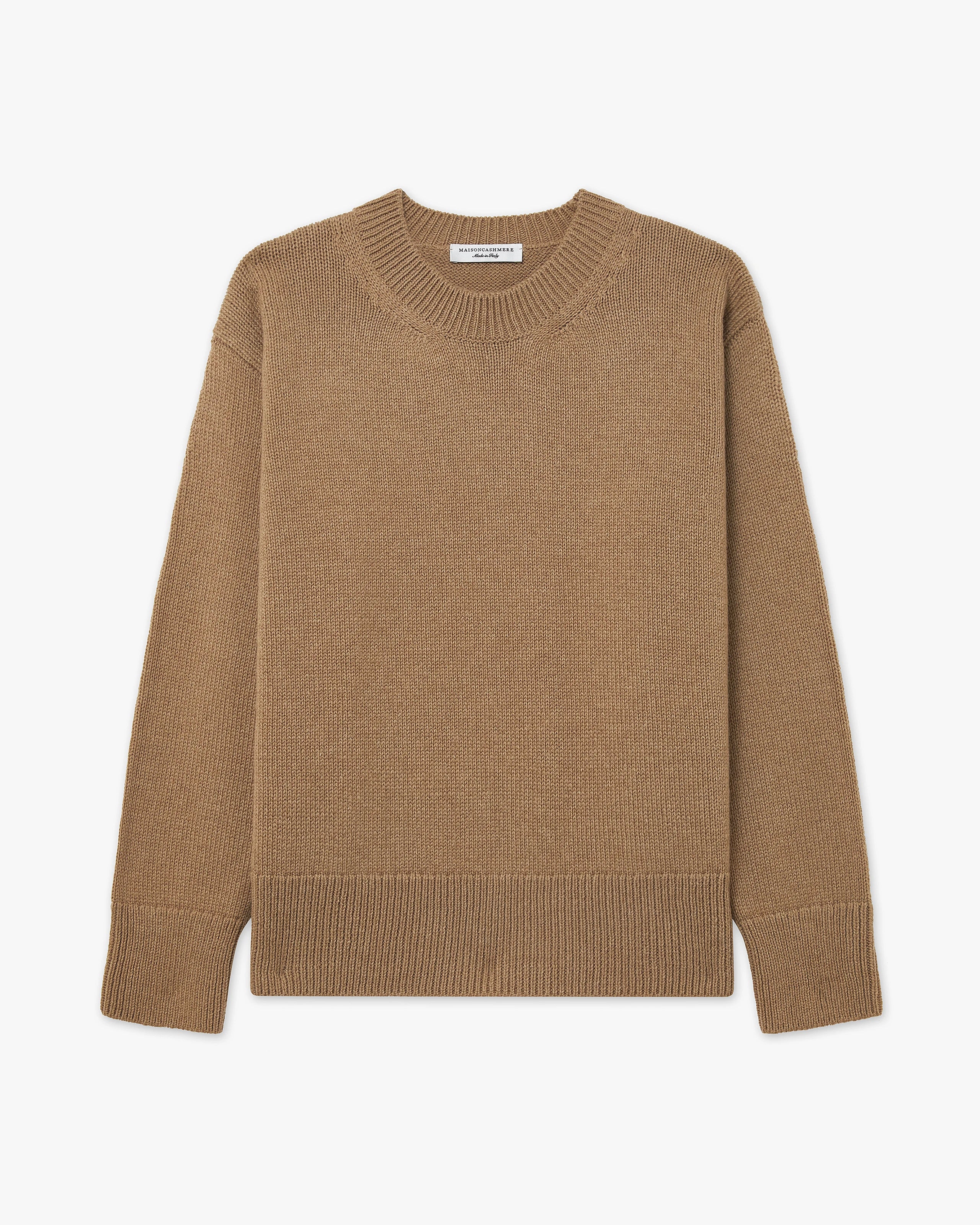 Women's Funes Crew Neck Sweater - Hazelnut Merino