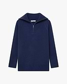 Women's Funes Quarter-Zip Sweater - Blue
