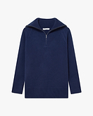 Women's Funes Quarter-Zip Sweater - Blue