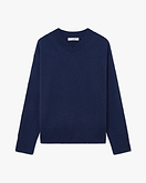 Maglione Scollo V Funes Donna - Blu