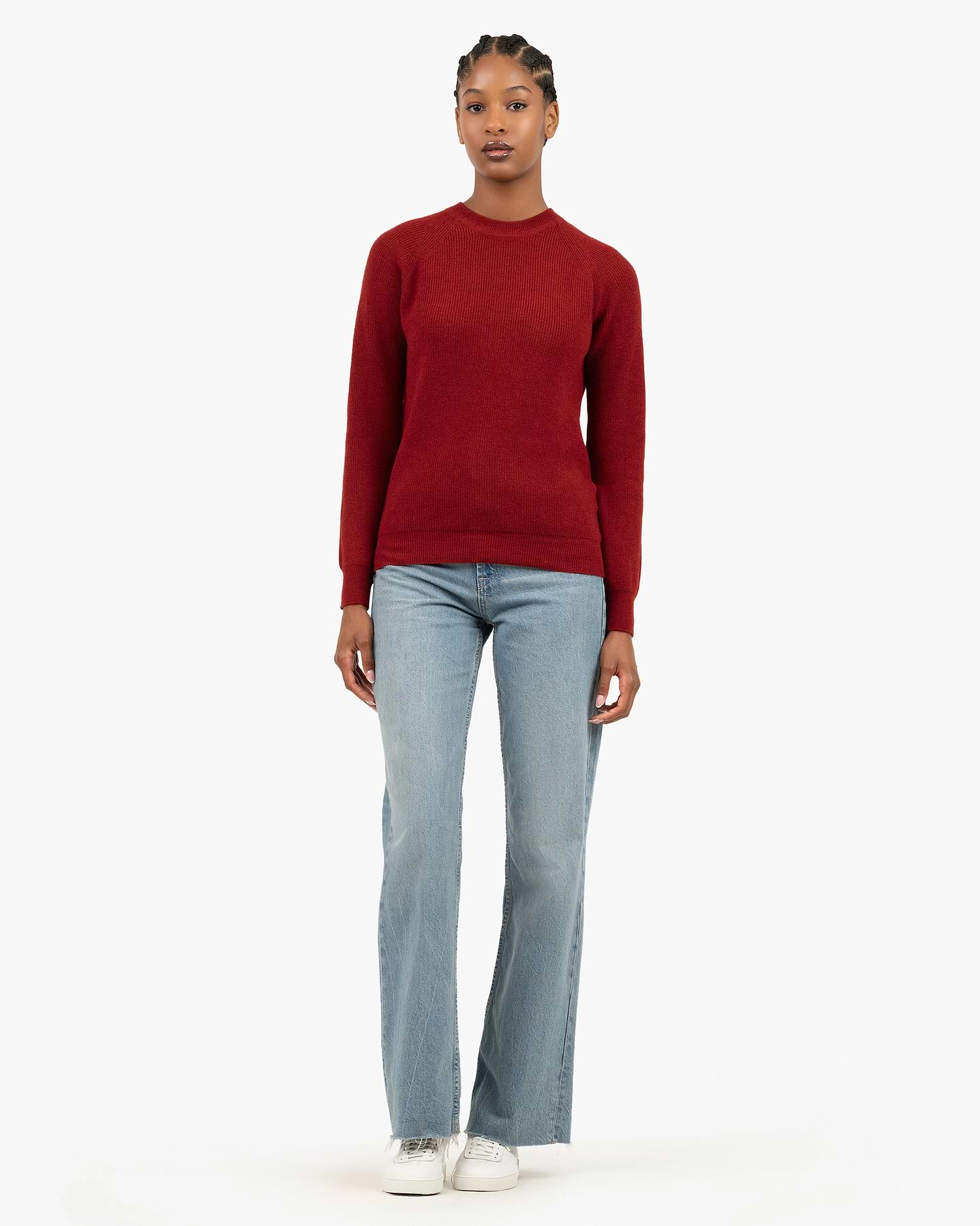 Roselux Maglietta Aderente Donna A Costine – Girocollo, Maniche Corte, Taglie Forti – Rosso, M
