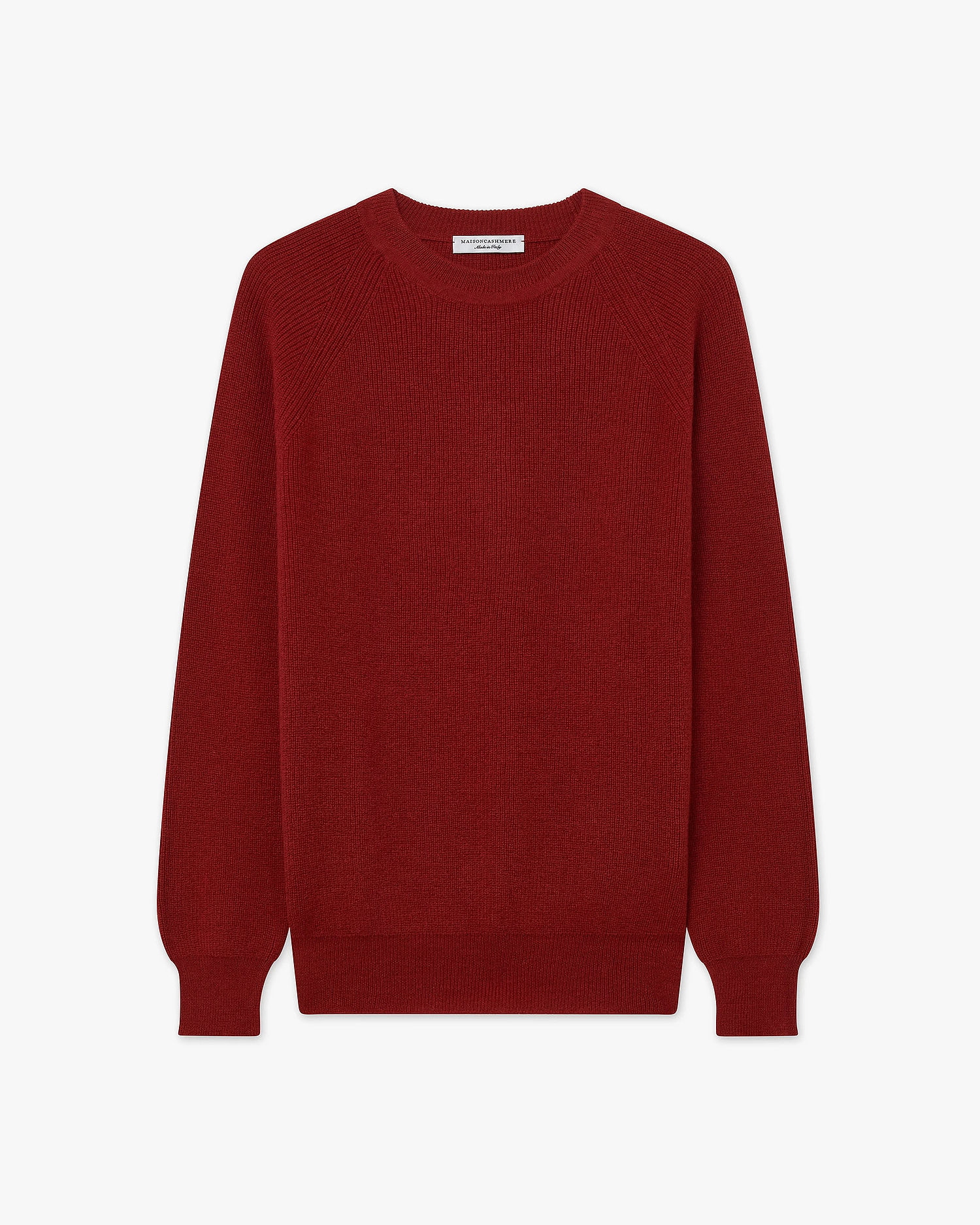 Women's Garisenda Crew Neck Sweater - Red Merino / Cashmere