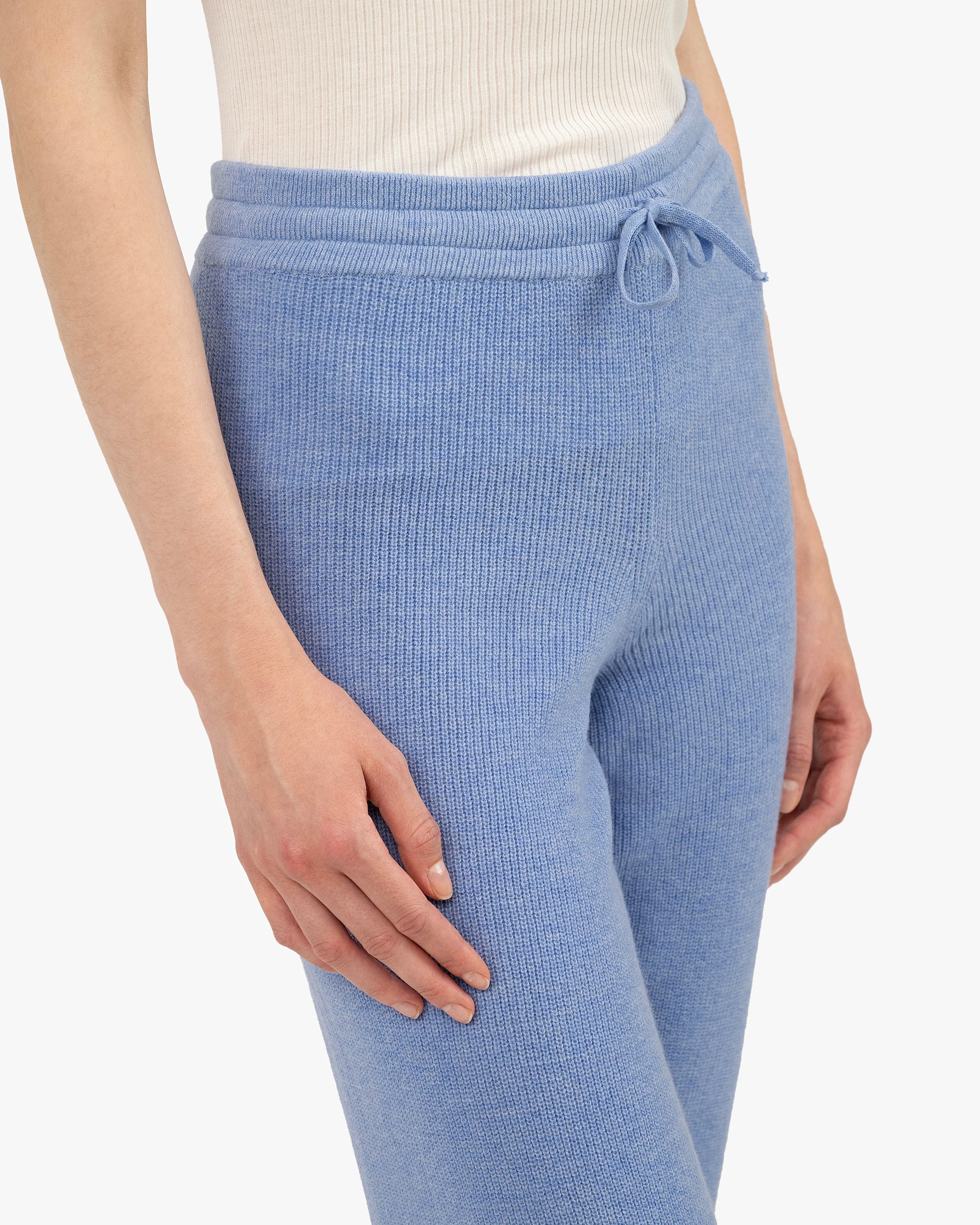Women's Garisenda Joggers - Blue Merino / Cashmere