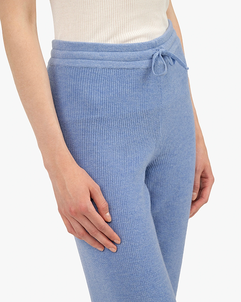 Women's Garisenda Joggers - Blue Merino / Cashmere