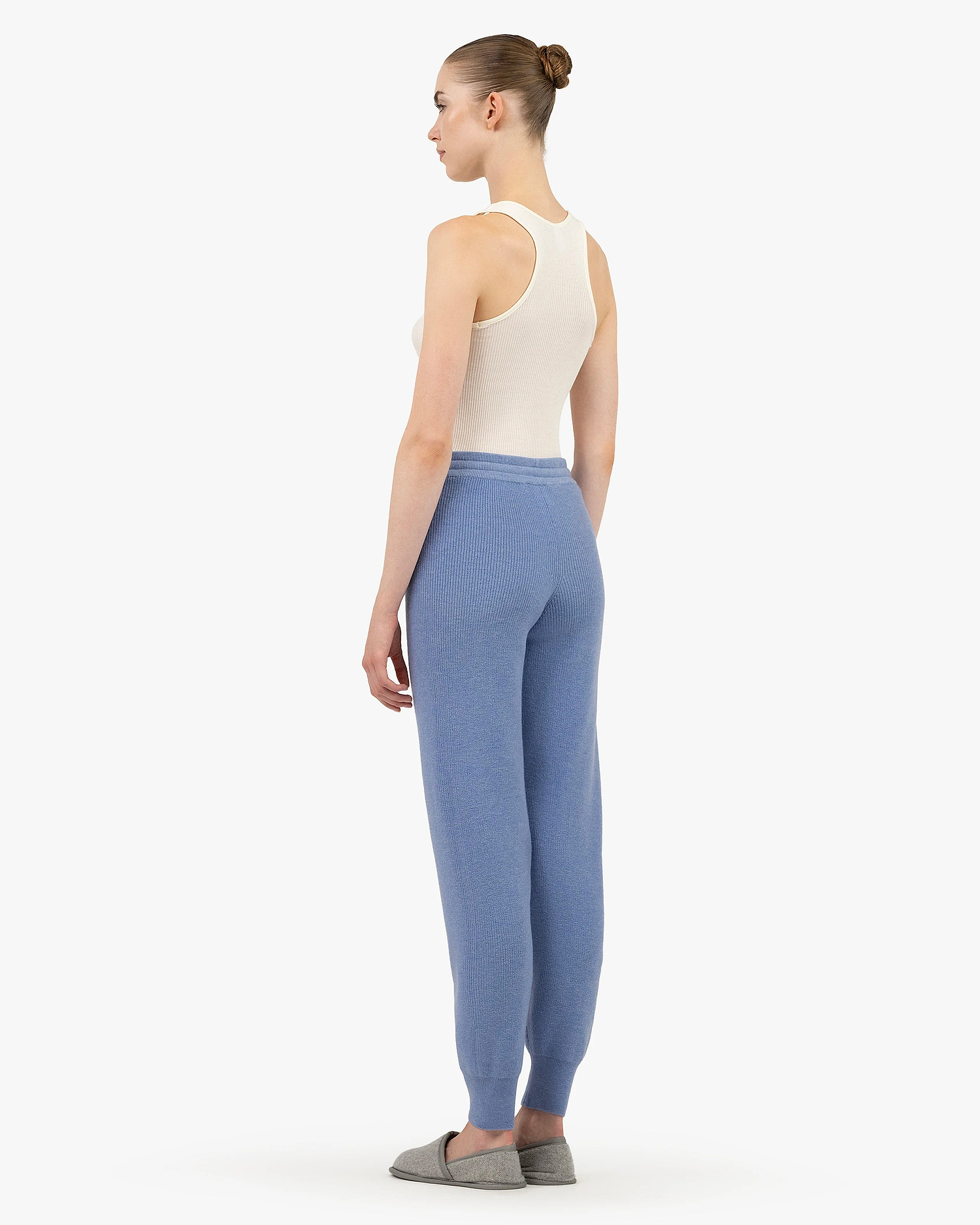 Women's Garisenda Joggers - Blue Merino / Cashmere
