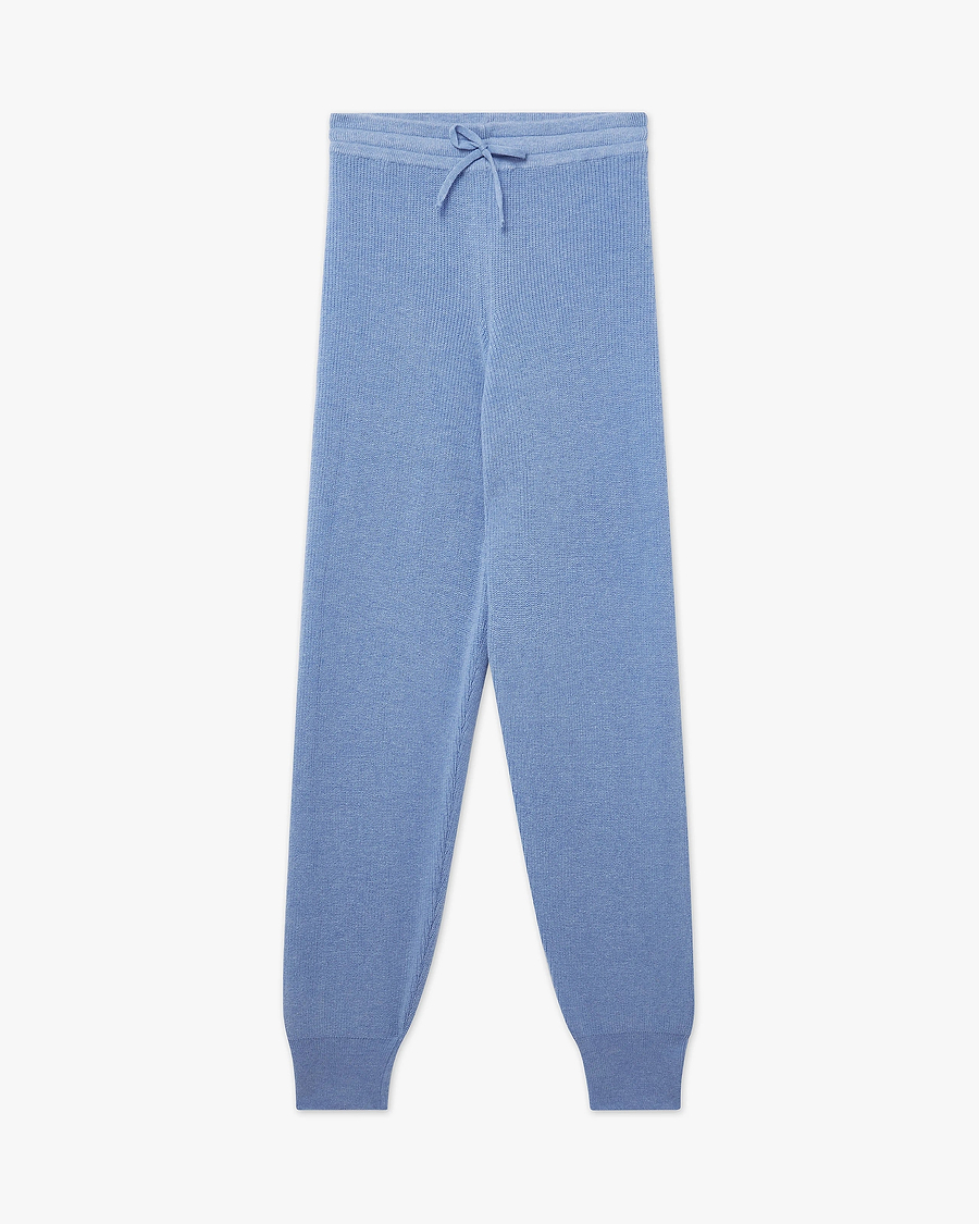 Women's Garisenda Joggers - Blue Merino / Cashmere